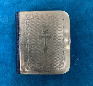 c.1900 18ct ROLLED GOLD FRONT COVER MINIATURE BOOK OF COMMON PRAYER OXFORD RARE - Picture 1 of 6