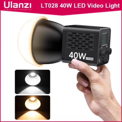 ULANZI LT028 40W Portable Bi-Color LED Video Light with 3400mAh Build-in Battery - Image 1 of 4