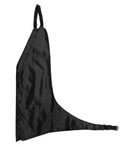 Men's Perry Ellis Black Tuxedo Vest Adjustable Open Back Big & Tall 5XL - Picture 1 of 2