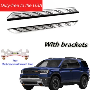 2Pcs Fixed Side Step fits for Honda Passport 2025 2026 Running Board Nerf Bar - Picture 1 of 9