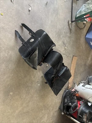 Willie and Max Braided Slant Saddlebags  Fleet side - Image 1 of 4