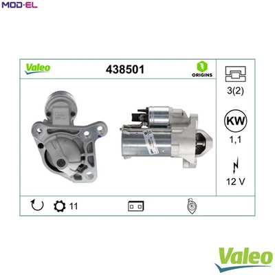 STARTER 438501 FOR RENAULT SCENIC/MPV/II/GRAND DUSTER/SUV LUTECIA/III TRAFIC - Image 1 of 4