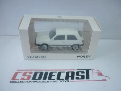 Carros VW Golf GTI G60 brancos escala 1/43 Norev - Imagem 1 de 4