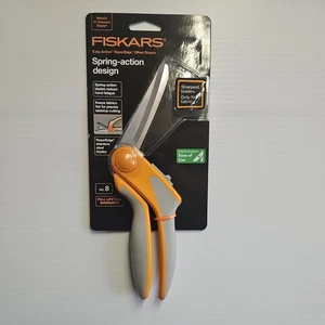 FISKARS Easy Action Spring 8" Stainless Steel Blade For Fabric Tabletop Cutting - Picture 1 of 3
