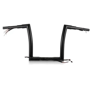 Manillar colgante Ape precableado de 1-1/2" para Road Glide personalizado FLTRX 16-23 14" negro - Imagen 1 de 6