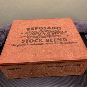 Reposado Hand Crafted Stock Blend Wooden Cigar Box. Box Only, No Cigars. - Picture 1 of 12