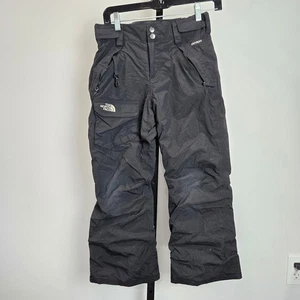 The North Face Snow Pants Black Ski Snowboard Cargo Girls Medium 10-12 - Picture 1 of 5