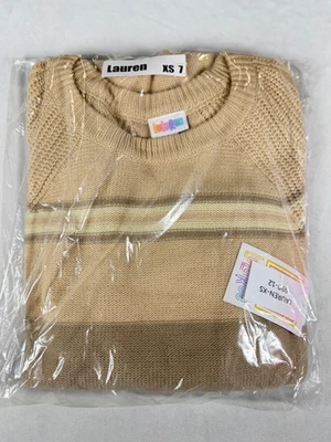 New LuLaRoe Lauren Sweater Dress Raglan Sleeves Cable Knit Size XS 7 - Image 1 of 3