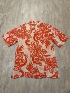 Dries van Noten Kragen Herren klein fällt groß Blumen Kurzarm Knöpfe dünn - Bild 1 von 6