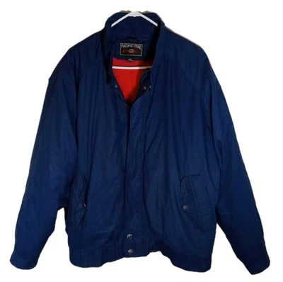 Pacific Trail Men's XL Bomber Jacket Blue Removable Zip-Out Insulation Lining  - Image 1 of 4