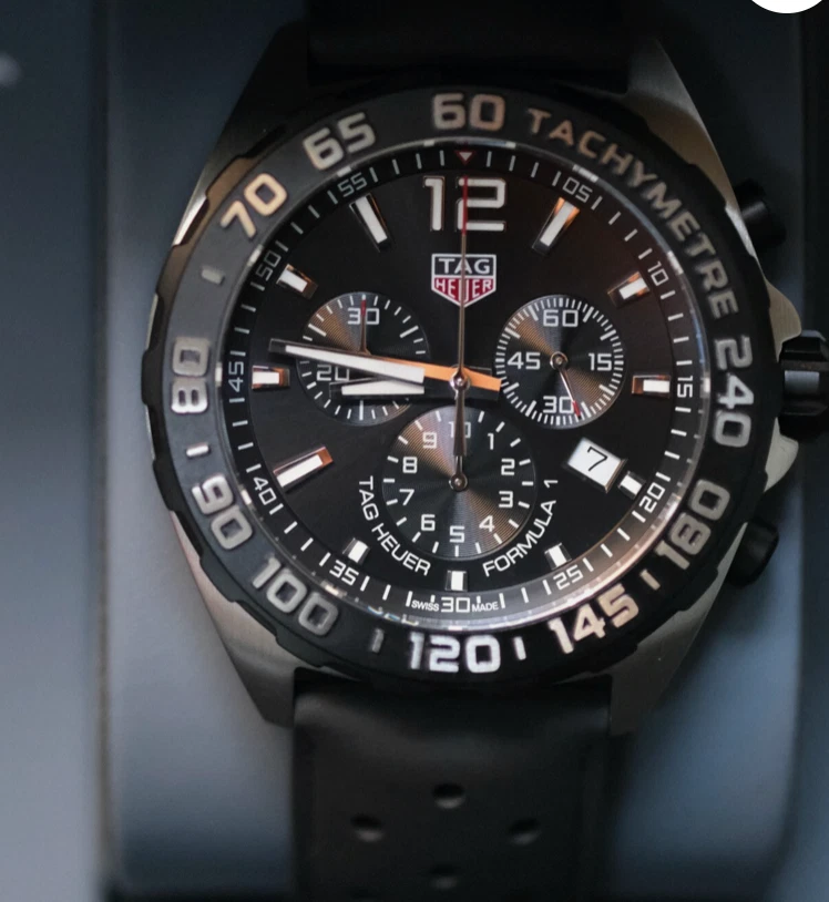 Tag Heuer CAZ1010.FT8024 Formula 1 Chronograph Quartz Black  Watch Box & Papers - Image 1 of 4