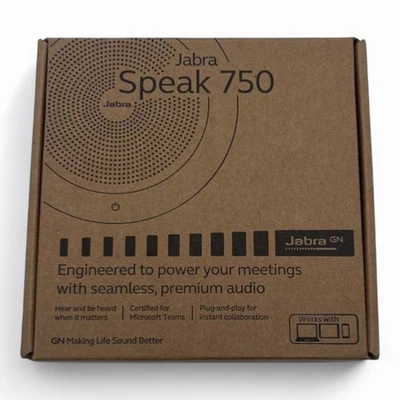 Jabra Speak 750 UC Bluetooth Speakerphone with Link 370 7700-309 - Image 1 of 4