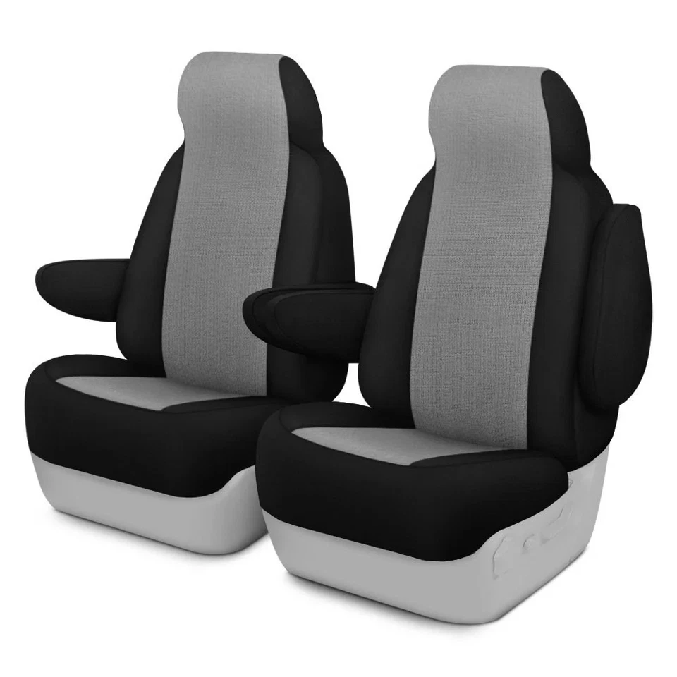 For Chevy Monte Carlo 00-05 GrandTex 1st Row Pewter w Black Custom Seat Covers Foto 1 de 1