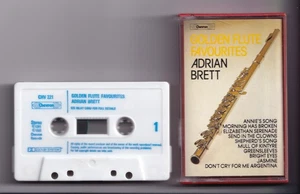 (LS997) Adrian Brett, Golden Flute Favourites - 1981 Cassette Tape - Picture 1 of 2