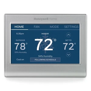 Honeywell RTH9585WF1004W Silver Wi-Fi Programmable Thermostat 9 H x 3 W in. - Picture 1 of 1