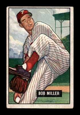 1951 Bowman #220 Bob Miller Very Good HOF-10001923 - Image 1 of 2
