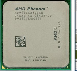 AMD Quad Core CPU Phenom X4 9950 2.6GHz Socket AM2 Black Edition HD995ZFAJ4BGH - Imagen 1 de 1