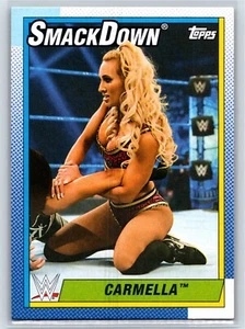 Topps Heritage WWE 2021 Smack Down Carmella #53 Smackdown - Imagen 1 de 2