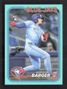 Aggiornamento Topps 2024 Addison Barger #US336 RC Fanatics Aqua Parallel - Foto 1 di 2