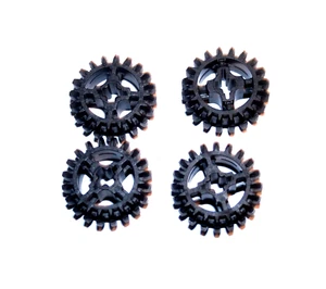 4x LEGO® Technic Zahnrad 20 Zähne doppelt schräg Achsen-Loch 32269 NEU Schwarz - Picture 1 of 1