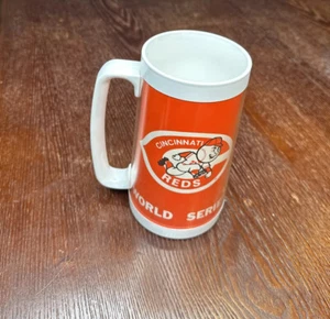 Vintage Cincinnati Reds Baseball World Series Champions 1975 Thermo Serv Becher - Bild 1 von 16