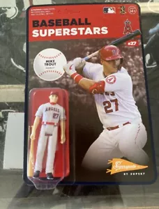 MLB Baseball Superstars Mike Trout Los Angeles Angels 3.75’’ Super7 Figure - Picture 1 of 1