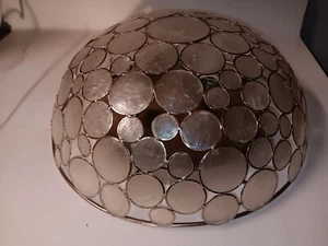 Lámpara de techo Capiz Shell pétalos de flor de loto lámpara de araña moderna de 2 bombillas  - Imagen 1 de 9