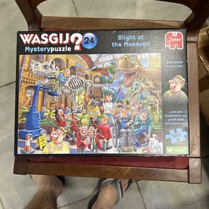 Wasgij? Mystery 24 Blight at the Museum! 1000 Jigsaws Pieces Kids Games Age 6+ - Picture 1 of 3