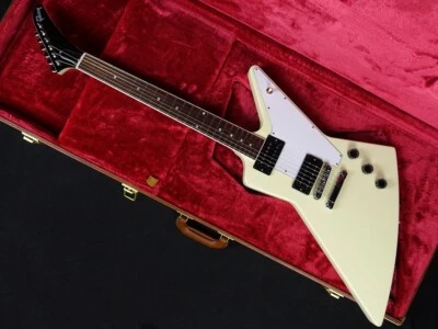 Guitarra Eléctrica Gibson Explorer Clásica Blanca Hecha en EE. UU. 2023 Cuerpo Sólido Foto 1 de 4