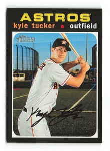 2020 Topps Heritage Kyle Tucker  #45   Houston Astros Baseball Card