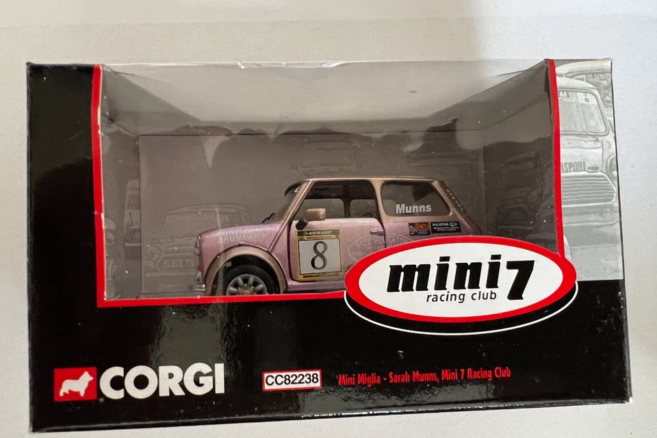 Corgi CC82238; BL/Rover Mini; Mini Miglia; Sarah Munns; RN8; Excellent Boxed L2 - Image 1 of 1