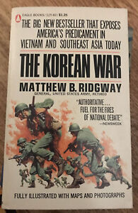 The Korean War by Matthew B. Ridgway paperback 1967