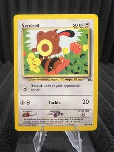 Sentret 63/75 - Neo Discovery Unlimited Edition - WOTC Pokemon LP - Picture 1 of 2