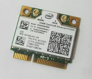 Intel Centrino Advanced-N 6205 FRU 60Y3253 aus Lenovo ThinkPad T530 X230 L530 - Bild 1 von 1