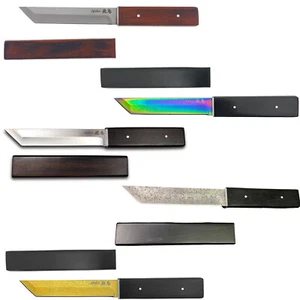 Tanto Short Samurai Sword Japanese Katana Carbon Steel Knife Ninja Fixed Blade - Picture 1 of 35