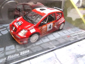 Citroen C2 S1600 Rallye Placa Florio 2004 #4 Rossetti IXO Altaya SP 1:43 - Imagen 1 de 4