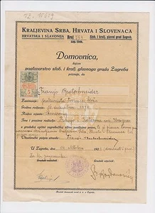 Kraljevina Srba, Hrvata i Slovenaca 1921. Kingdom of Yugoslavia vintage card ! - Picture 1 of 1