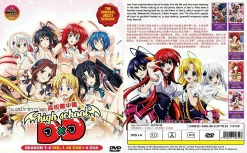 ANIME DVD HIGH SCHOOL DXD SEA 1-4 VOL.1-49 END + 4 OVA *ENGLISH  DUBBED**UNCUT*