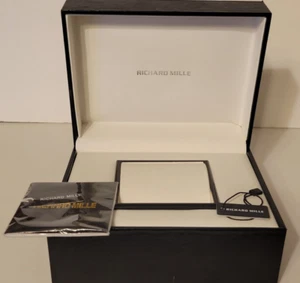 Authentic Richard Mille Watch Box Case Black (CASE ONLY) - Imagen 1 de 21