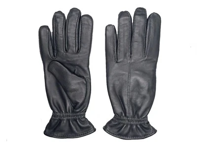 Guantes forrados de terciopelo de cuero de oveja genuino para mujer - (#01) S -XL Foto 1 de 2