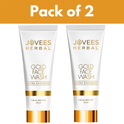 Jovees Herbal Ultra Radiance Gold Face Wash Gives Nourished, Hydrated Skin 100ml - Image 1 of 4