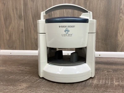 Abridor de tarros blanco automático con tapas Black & Decker JW200 - probado y funciona Foto 1 de 4
