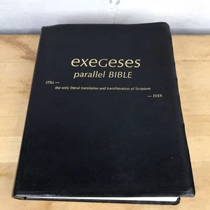 Exegeses Parallel Bible *SIEHE/SCHRIFT 2001 Bonded Leather 5th Edition Wide Margin - Bild 1 von 12