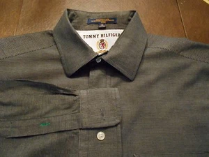 VESTIDO O CAMISA INFORMAL BLANCO Y NEGRO TOMMY HILFIGER TALLA 16-32/33 - Imagen 1 de 5