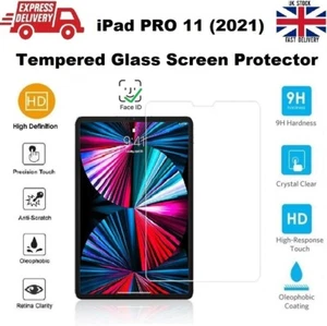 For New iPad PRO (2021) 12.9in A2378/A2461/A2379 Tempered Glass Screen Protector - Picture 1 of 10