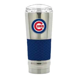 Chicago Cubs Chrome Tumbler 24 oz Vacuum Insulated Beverage Cup - Picture 1 of 1