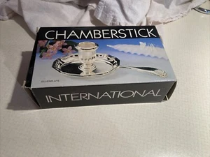 Palo de cámara chapado en plata NOS International Silver Co de colección - Imagen 1 de 5