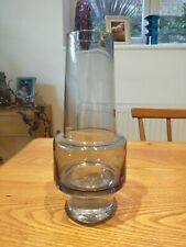  Sea Glasbruk 'Rocket Vase' Fab mid century vintage Swedish cased glass