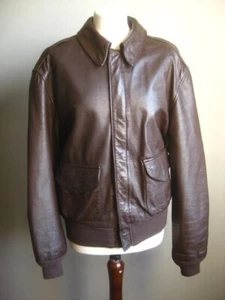 Cooper A2 USAF Jacket 46 Reg Coat Goatskin Leather Flight Flying Aviator vintage - Picture 1 of 23