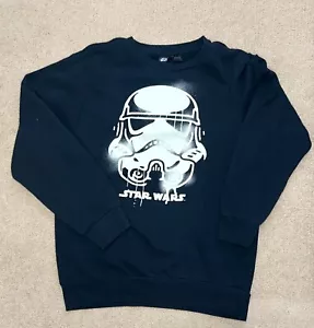 Star Wars Storm Trooper Black Knit Sweater Size XL - Picture 1 of 8